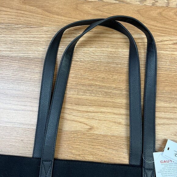 Walt Disney World Parks Halloween Mickey Sequin Pumpkin Canvas Tote Bag NEW - Picture 5 of 8